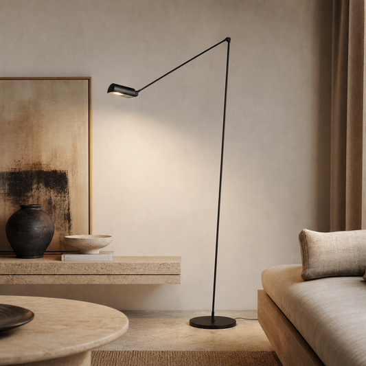 
Minimalist Adjustable LED Floor Lamp