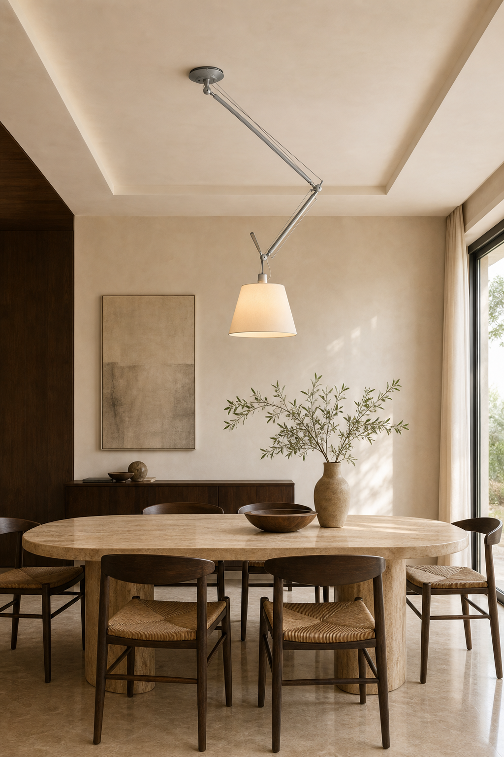 
Bauhaus Adjustable Swing Arm Pendant Light