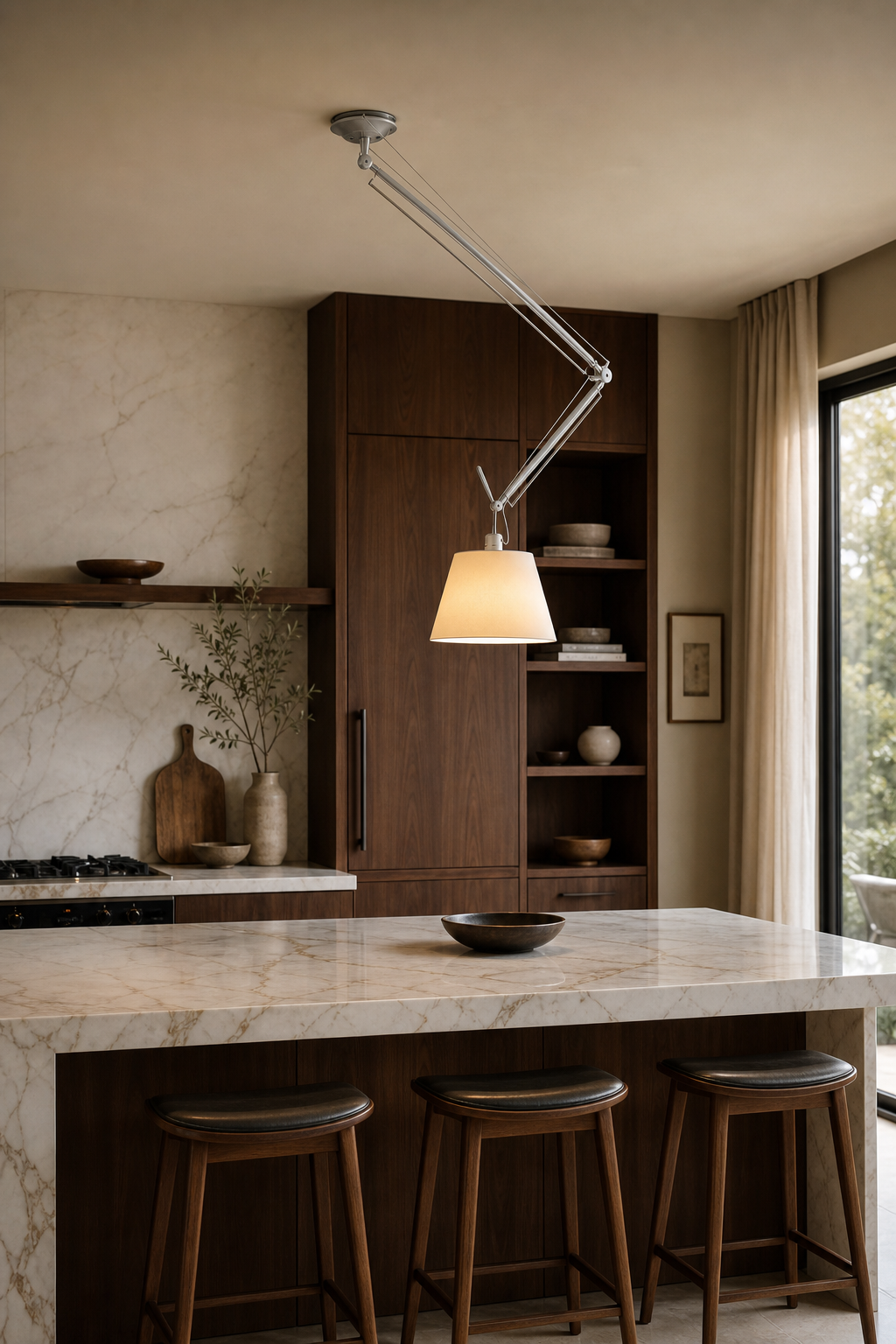 
Bauhaus Adjustable Swing Arm Pendant Light