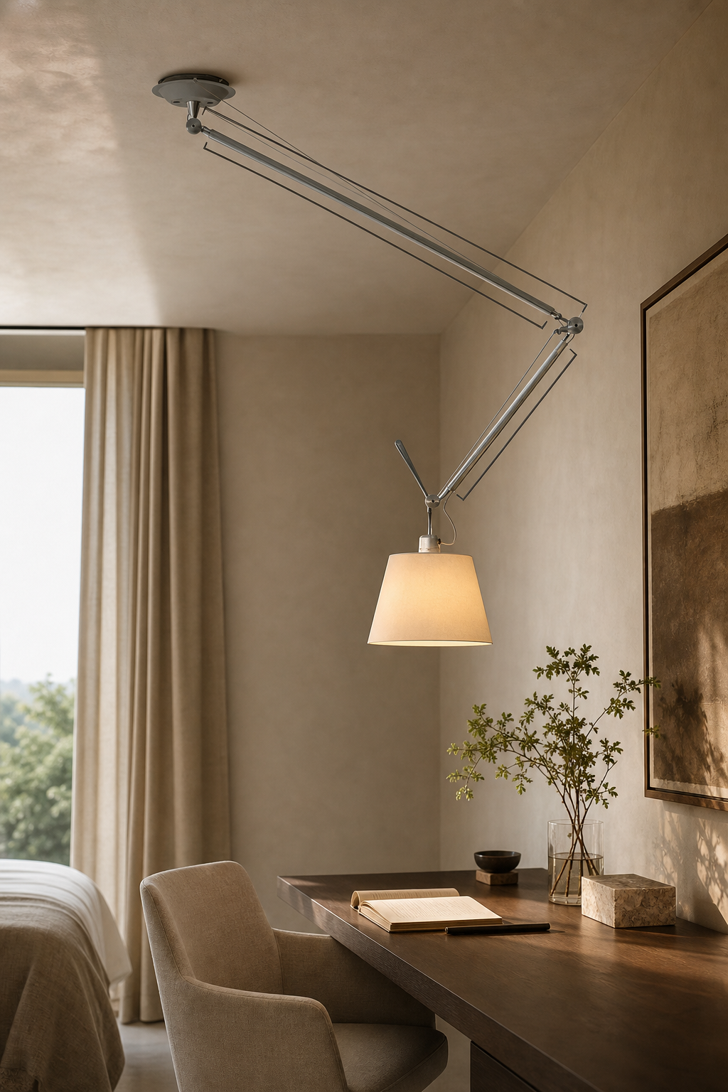
Bauhaus Adjustable Swing Arm Pendant Light