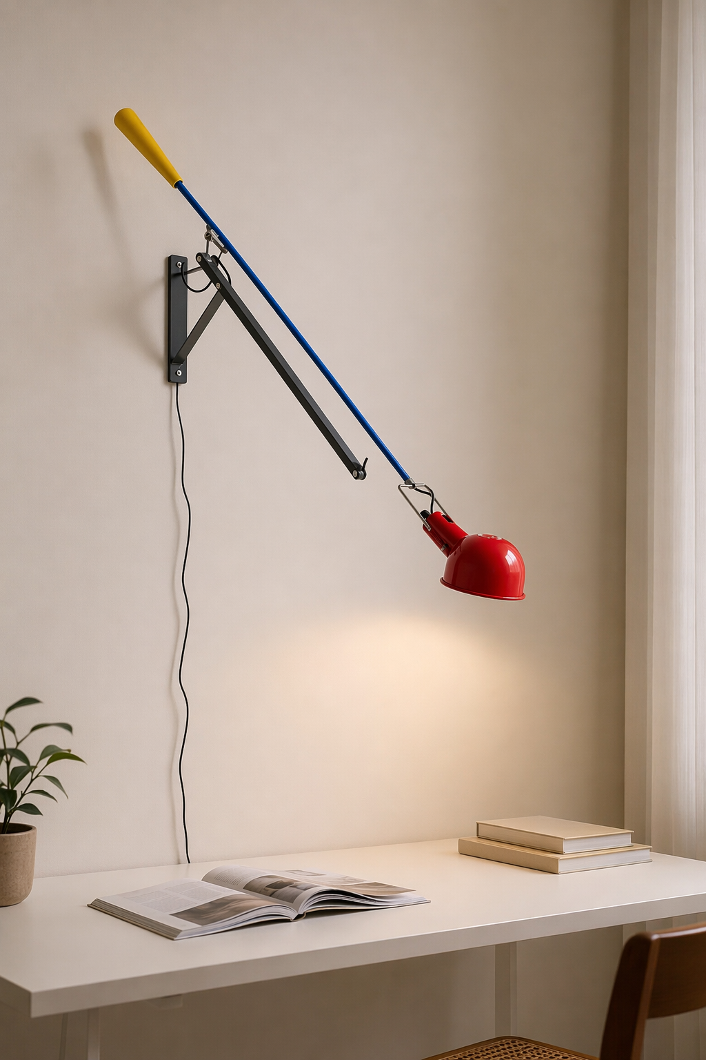 
Chromatica Colorful Swing-Arm Wall Lamp