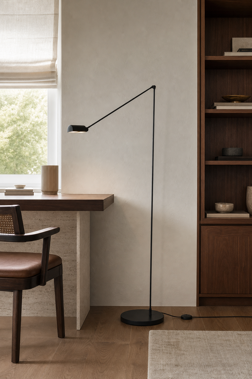 
Minimalist Adjustable LED Floor Lamp