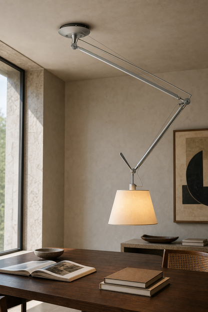 Bauhaus Adjustable Swing Arm Pendant Light