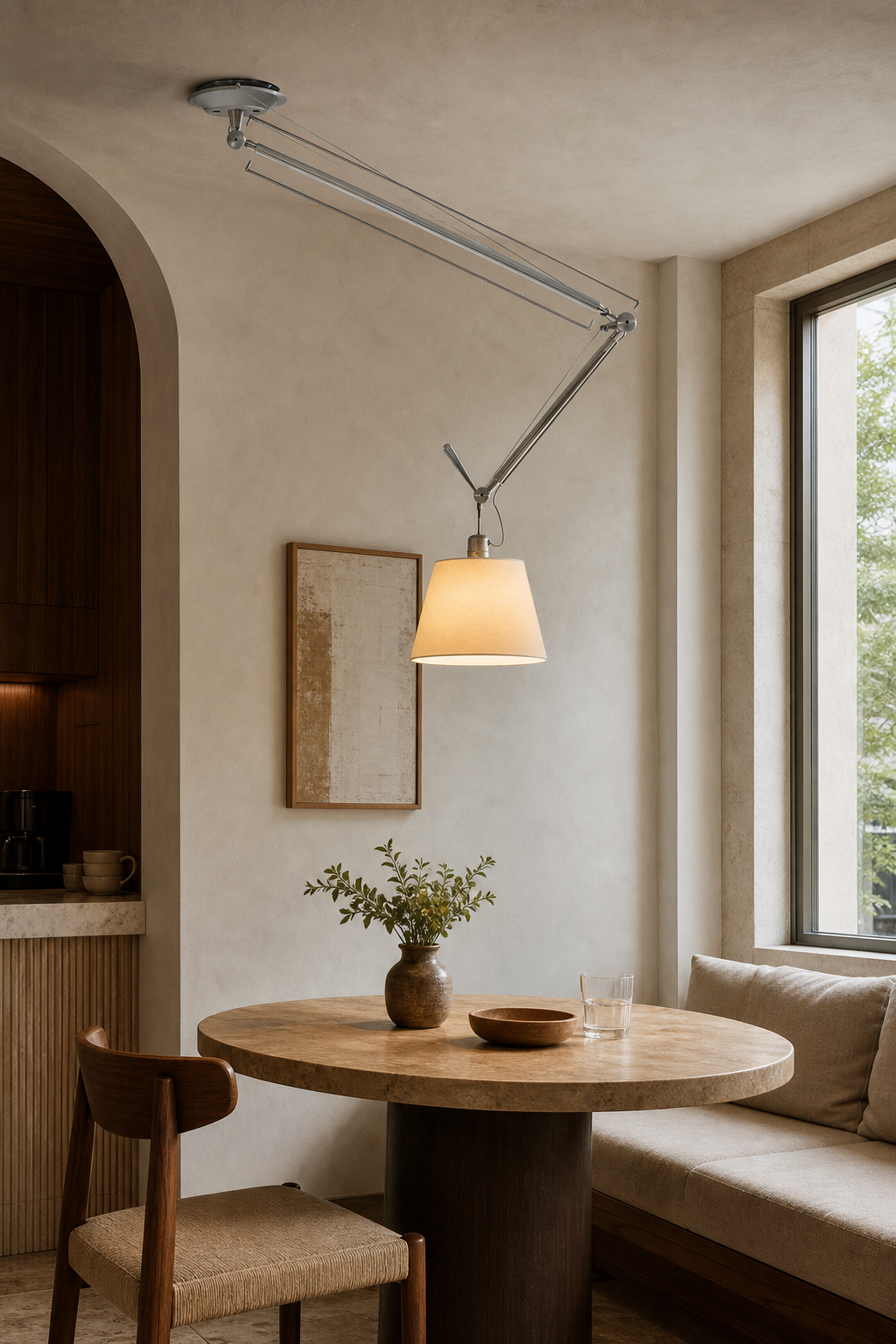 
Bauhaus Adjustable Swing Arm Pendant Light