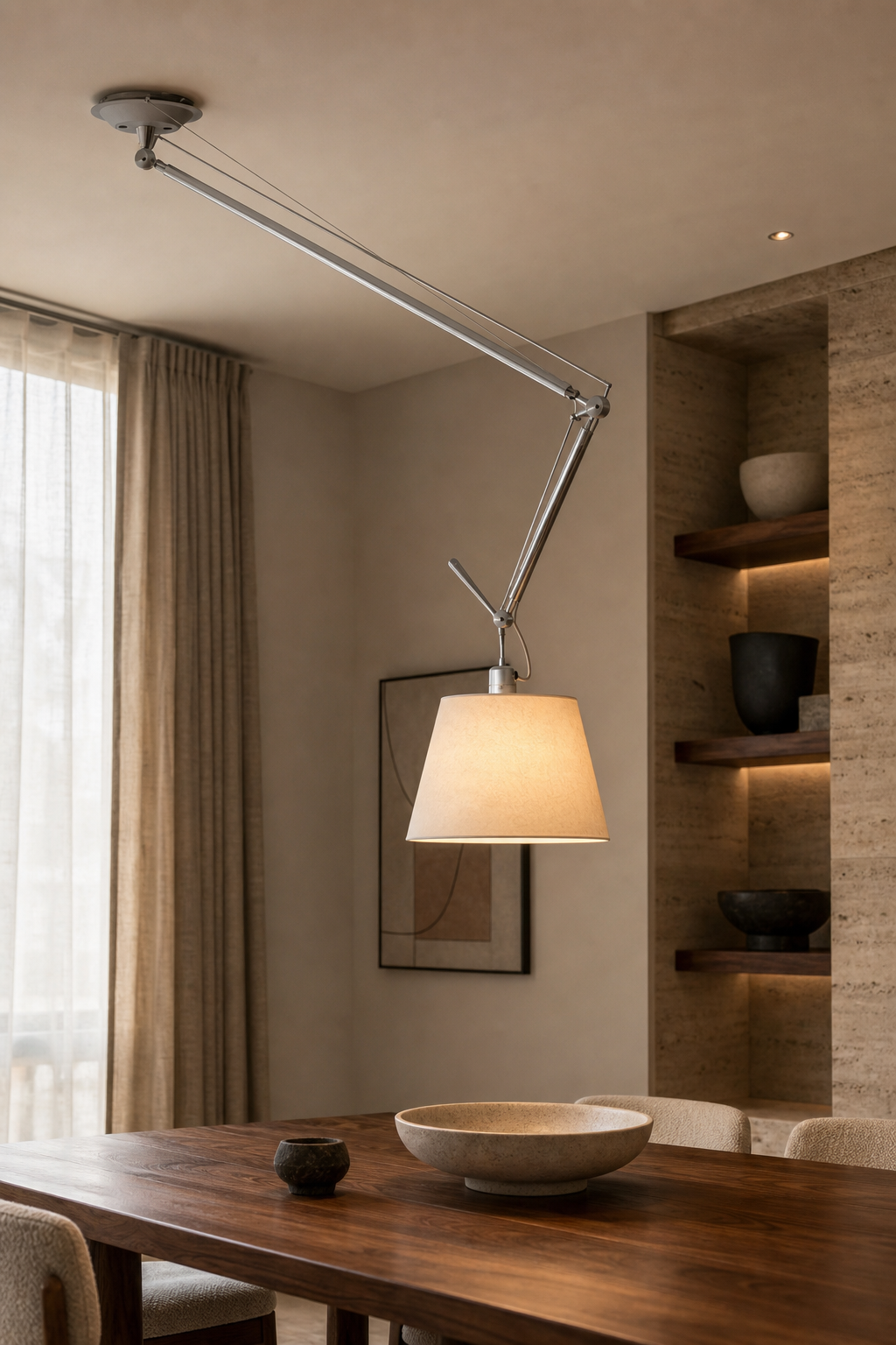 
Bauhaus Adjustable Swing Arm Pendant Light