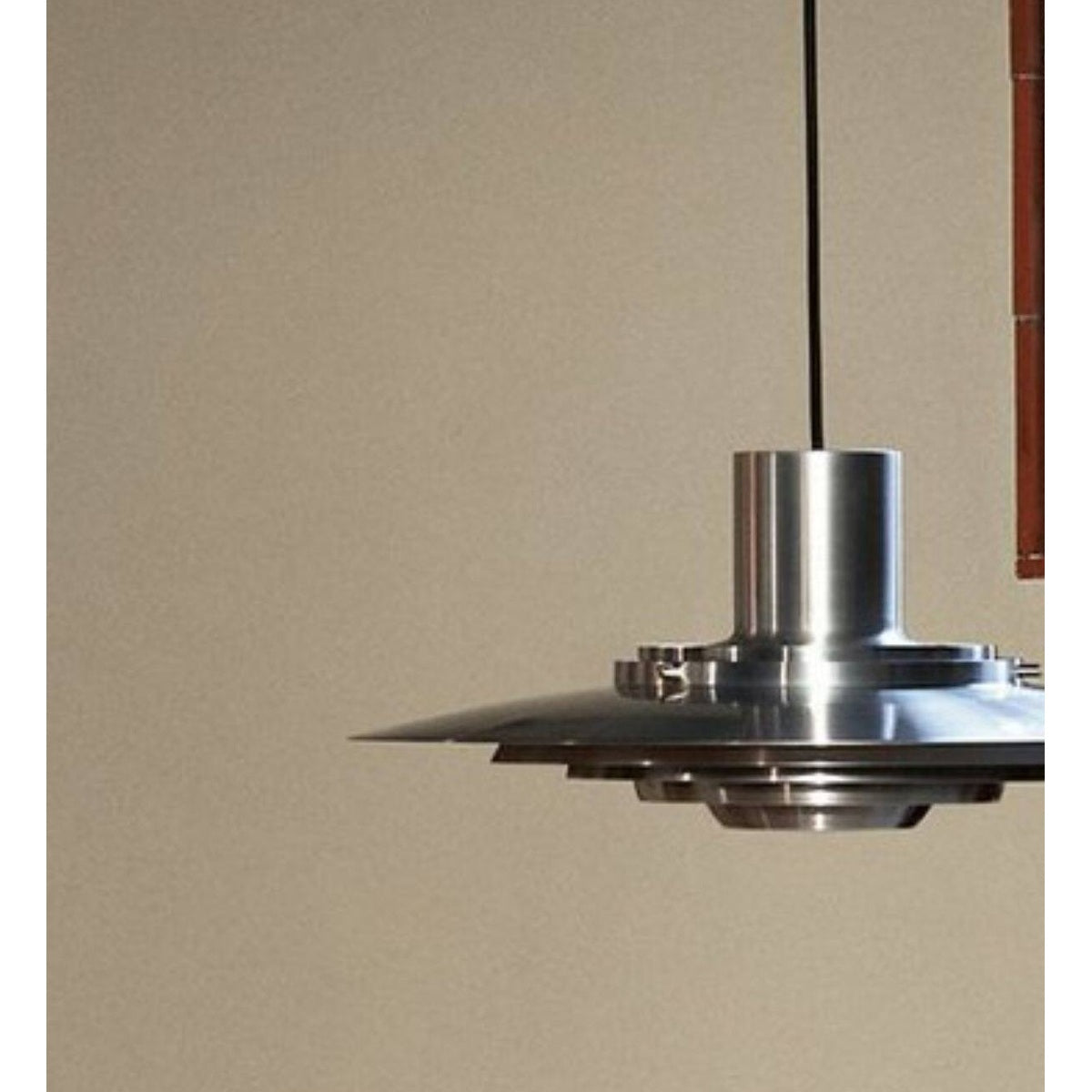 
Layered Brushed Metal Pendant Light